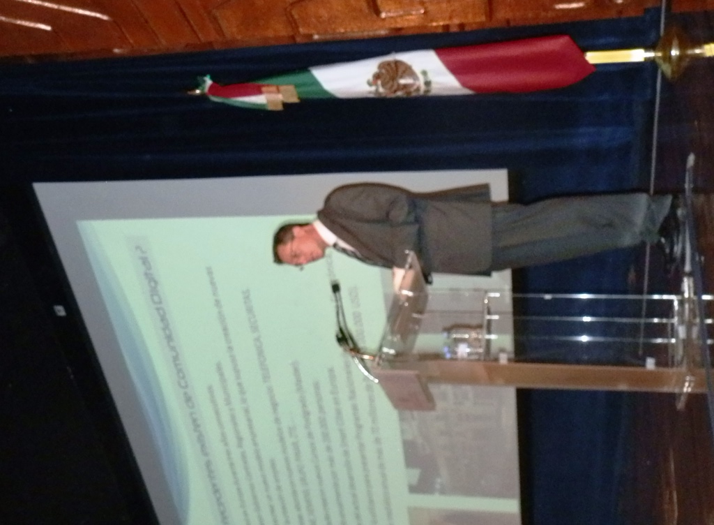 En un acto en la Secretaría de Economía del Gobierno Federal mexicano.