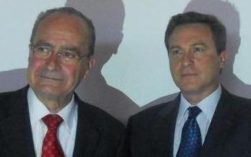 Con el Alcalde de Málaga, Sr. Francisco de la Torre
